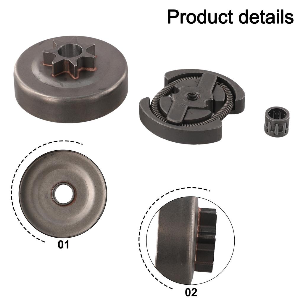 Sprocket Clutch Drum Kit for Poulan and For Craftsman Chainsaws Compatible with PP5020AV PP4818A 358350981 Models