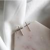 Women's Titanium Antique Cross Earrings