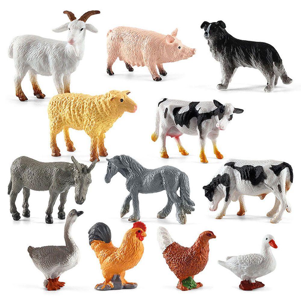 Realistic Education Kids Gift Figurines Animal Model Toys Simulated Poultry