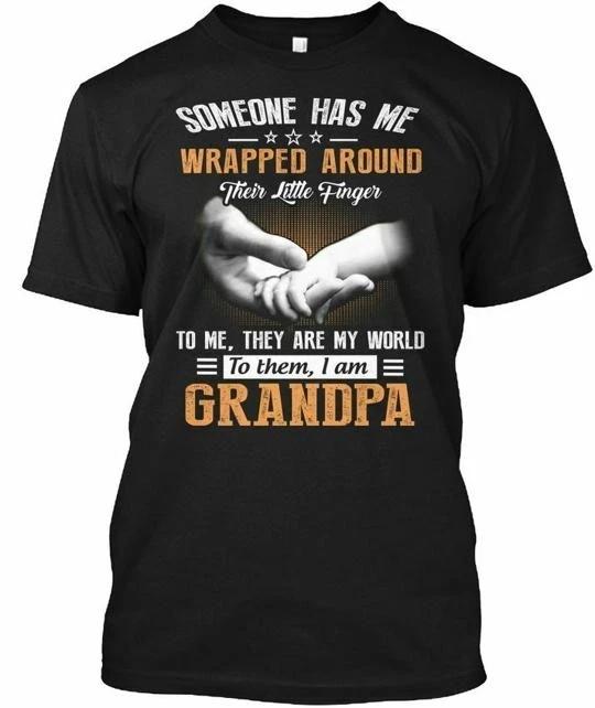 Ik Ben Een Opa D Iemand Heeft Mij Omwikkeld T-shirt Gemaakt in de VS Maat S tot 5XL
