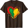 African Heart Black History Month African American Unisex T-Shirt