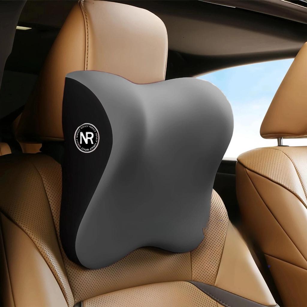 1/2PCS Car Headrest and Lumbar Support Neck Pillow Set Automotive Memory Foam Office Chair Headrest Fatigue Relief Travel Pillow