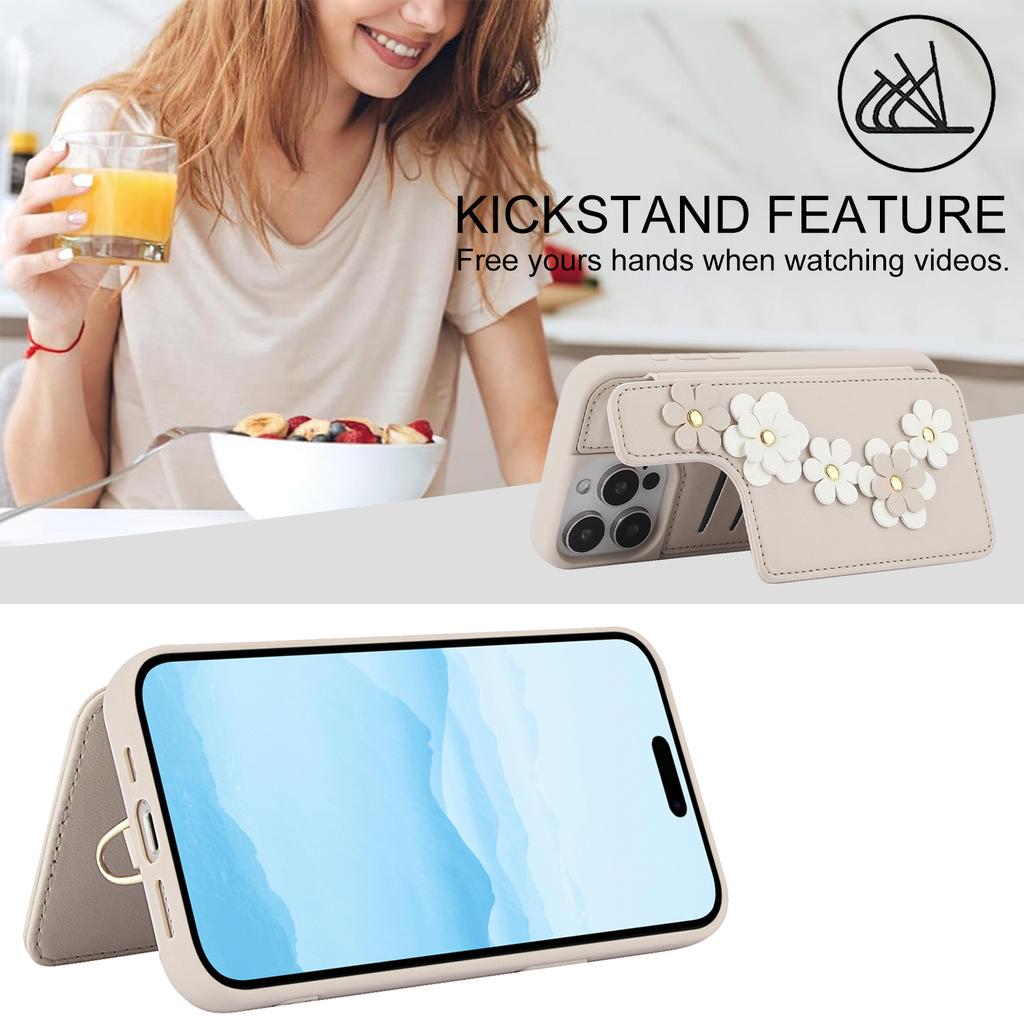 Crossbody Flip Leather Phone Case For iPhone Air 17 16E 15 16 14 13 12 11 Pro Max XR XS Max 7 8 Plus SE Wallet Wrist Strap Cover