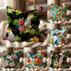 Parrots Flowers Palm Leaves Cushion Cover Multi-Scene Pillow Cover for Home & Car - Reversible, Soft & Durable for Daily Use