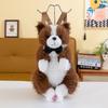 Zaino Peluche Border Collie di Grande Capacità per Viaggi all'Aperto e Regalo per Donne