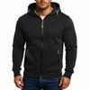 Men'S Zipper Jacket, Casual Retro Long Sleeved Cardigan Jacket