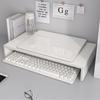 Desktop Computer Monitor Riser Stand & Office Storage Shelf