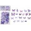 40pcs Colorful Butterfly Wings Stickers Epoxy Resin Fillings Plant Sticker for DIY Silicone Mold Filler Nail Art Crafts Decor