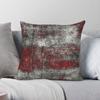 Scratched Metal Red Square Pillowcase Polyester Linen Velvet Pattern Zip Decor Throw Pillow Case Sofa Seater Cushion Cover