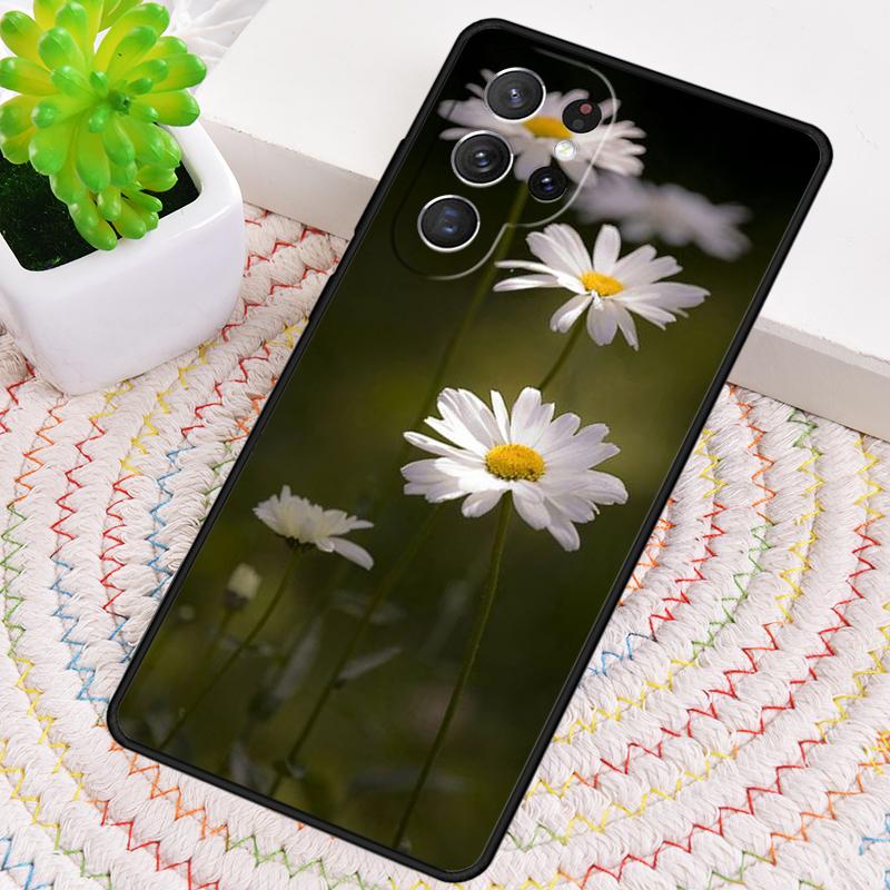 Daisy Flower Soft Phone Case for Samsung Galaxy Note 10 Pro S26 Ultra S23 S24 FE S25 S21 S22 PLUS Shockproof Cove