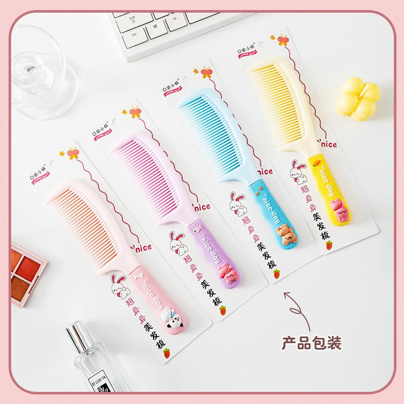 Sanro Comb Kawaii Cartoon Kurumi Cinnamaroll Melody Fashion Dressing Comb Bathroom Articles Student Cleaning Supplies