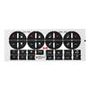 Button Repair Decoration Control Button Decal Climate Control Replacement Car Interior Stickers