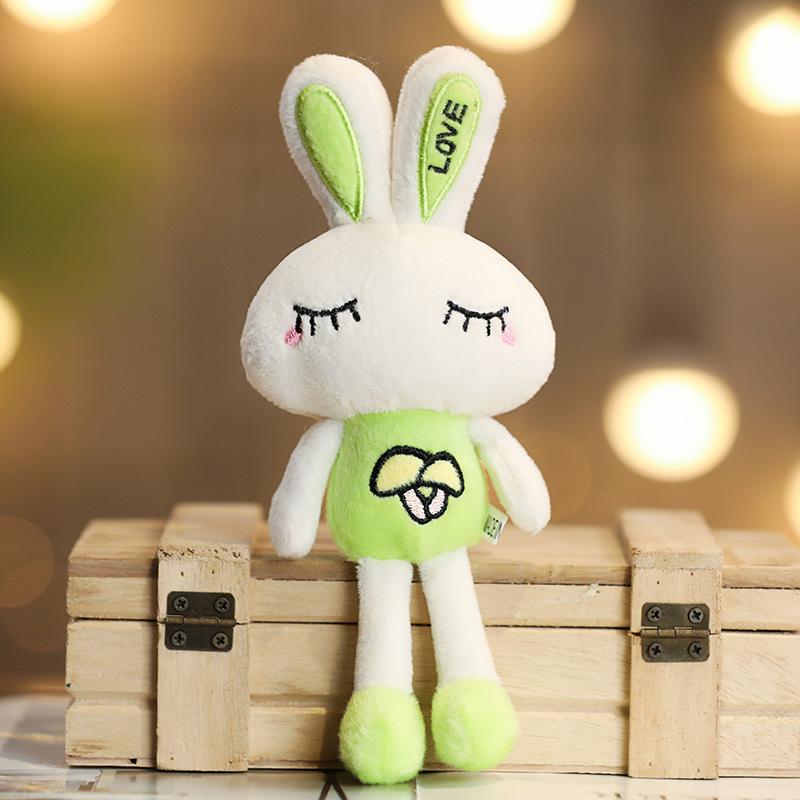 Plush Bunny Keychain Stuffed Rabbit Pendant Animals Key Ring Charm Decor Itemation For Purse Handbag Backpack Wallet Baby Photo Props