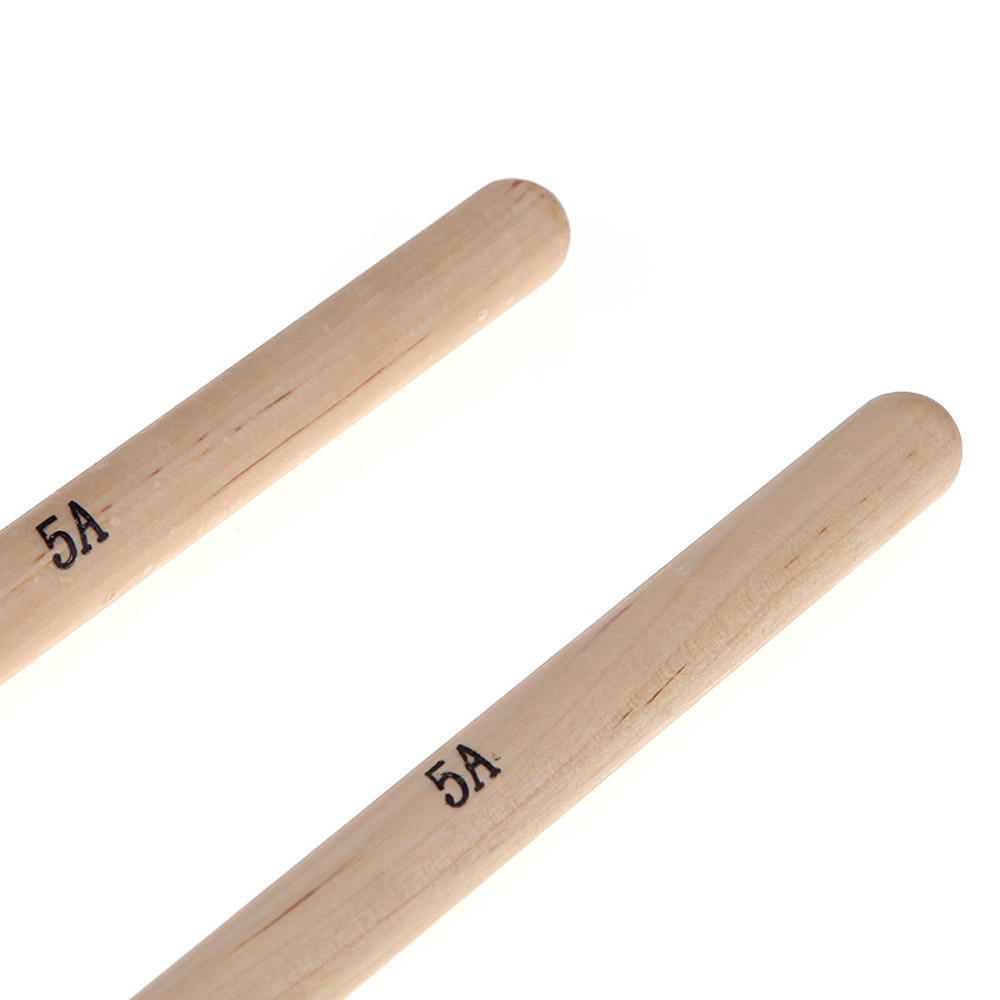 Paar 5A Drumsticks aus Ahornholz für Schlagzeug, leicht, professionell