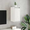 Vidaxl Wall Cabinet, White, 30X30X60 Cm, Solid Pine Wood