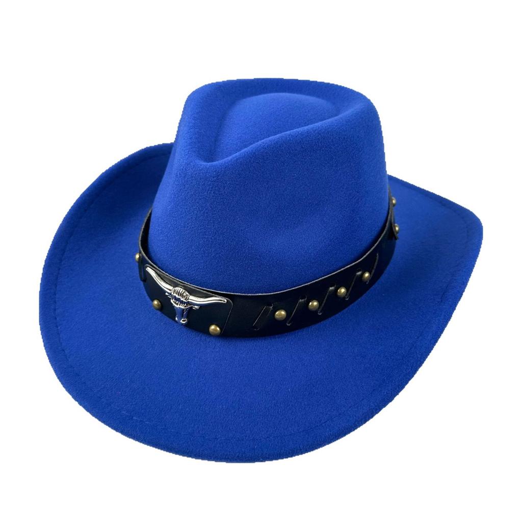 European and American Cowboy Hats Western Cowboy Top Hats Tibetan Jazz Hats Travel New Sunshade Big Brim Rolled Brim Hat