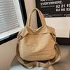 Borsa a tracolla da donna di grande capacità – Colore solido, versatile per il pendolarismo e le uscite