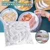 10/20/50/100/200pcs Reusable Durable Food Storage Covers Elastic Keep Fresh Food Plastic Wrap Dish Plate Clings Film for Refrigerator Kitchen