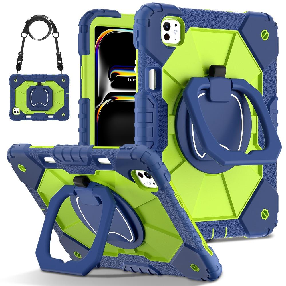 Shockproof Tablet Case for IPad Air5 Air11 10th A16 A19 Pro11 13 IPad 10.2 9th 8th 6th 5th 9.7 Mini 7 6 Rotate Stand Case Funda
