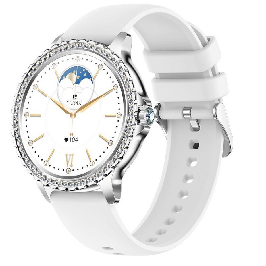 Smart Watch Women 1.32Inch HD Screen Sports Custom Dial Heart Rate Voice Call Smart Watches for Ladies