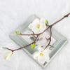 Realistic Artificial Magnolia Flower Handmade Faux Magnolia Branch Fake Flower Mother's Day Gift