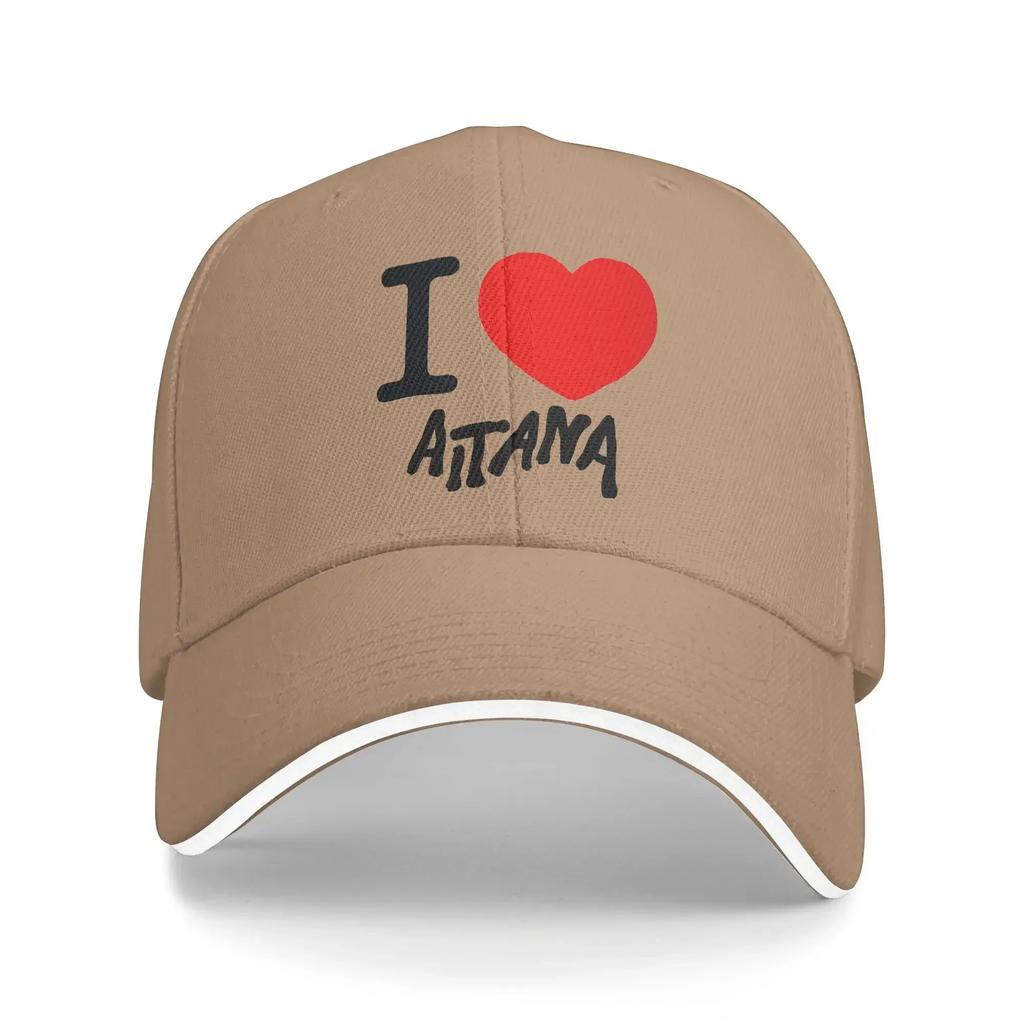 I Love Aitanass Ocana Sun Baseball Cap Summer Y2k Funny Trucker Hat For Couple WoUnisex Outdoor Gym Baseball Caps