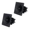 2Pcs 3inch 85MM Tweeters Piezoelectric Tweeters Loudspeaker Ceramic Buzzer Treble Square Music Speaker