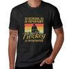 School Is Important But Hockey Is Importanter T-shirt Heavyweights Hippie Clothes Men's T-shirt