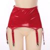 Damen Lackleder Strumpfhaltergürtel Sexy Strumpfhalter für Oberschenkelhohe Strümpfe