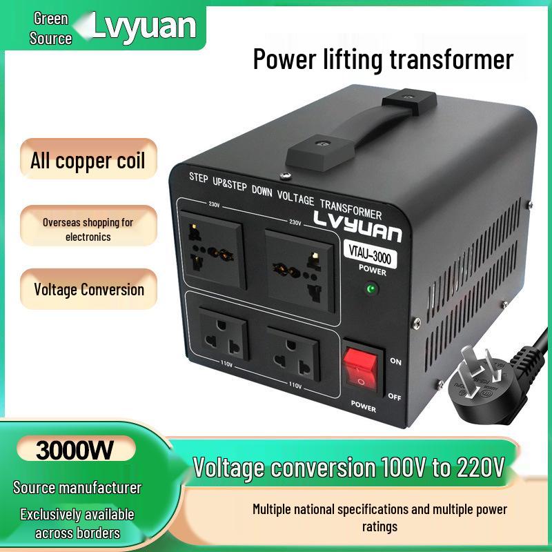 LvYuan 1000W Step-Up & Step-Down Voltage Converter, 220V To 110V & 110V To 220V