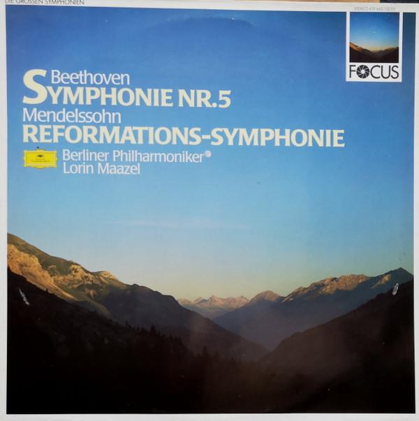 LP Record BEETHOVEN / MENDELSSOHN : BERLINER - Symphonie Nr.5 / Reformations-Symph 4196431 Deutsche Grammo Germany Classical Used