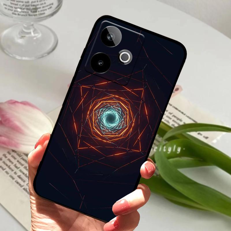 For Realme GT 7 7T Case Fashion Painting Soft Silicone Shell Protection Back Cover For Realme GT7 T Shockproof Funda Coque