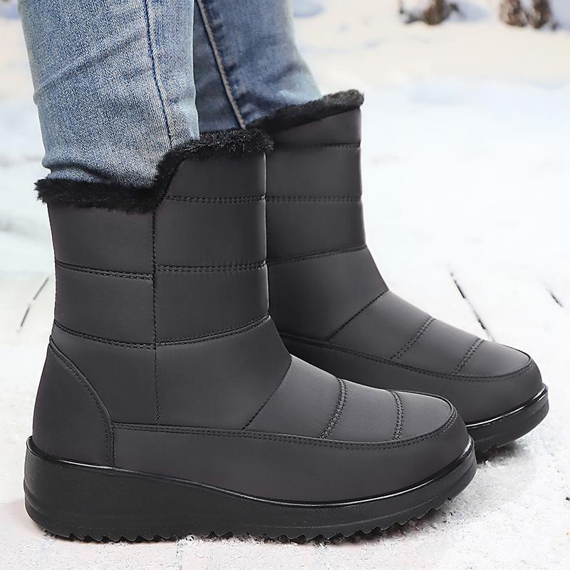 Cotton Shoes Women's Shoes High-top Boots Piled Thickened Snow Boots Cold-proof and Warm Women's Boots Comfortable Boots