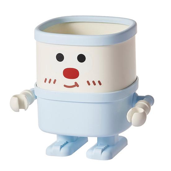 Desk Pen Holder Cartoon Pencil Storage Cup Multi-functional Makeup Brush Organizer
