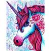 Volldiamant-Stickerei „Einhorn“ 5D Diamant-Malerei Kreuzstich Nadel Handwerk Weihnachtsgeschenk