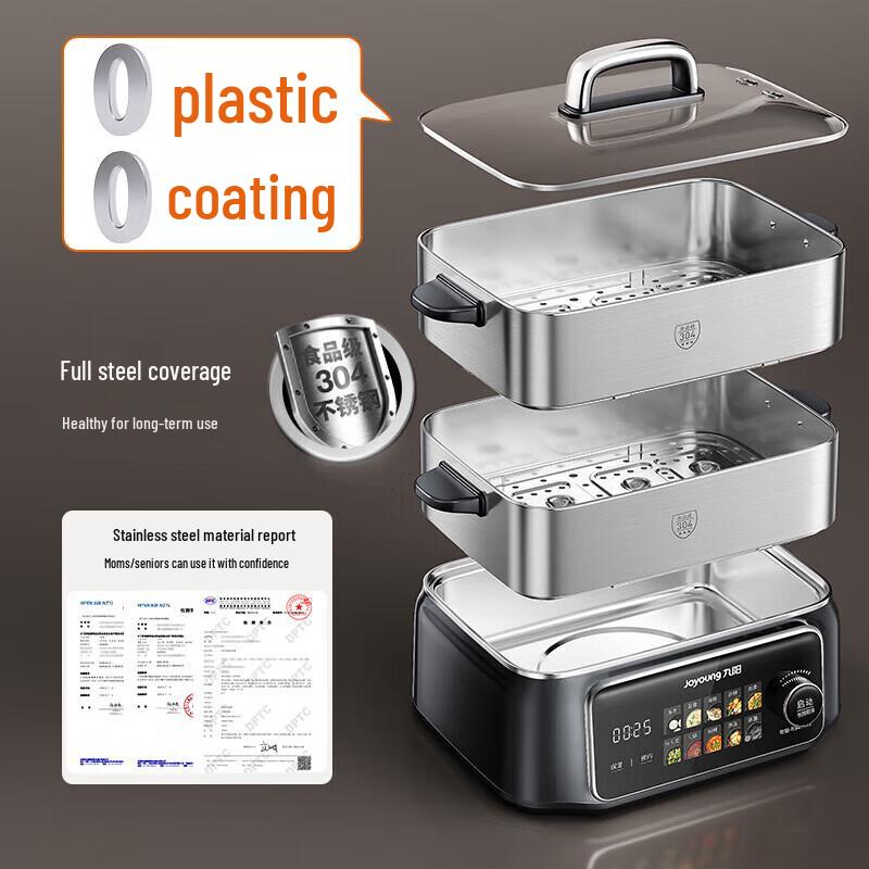 Joyoung 18.5L Multi-function Stainless Steel Electric Steamer