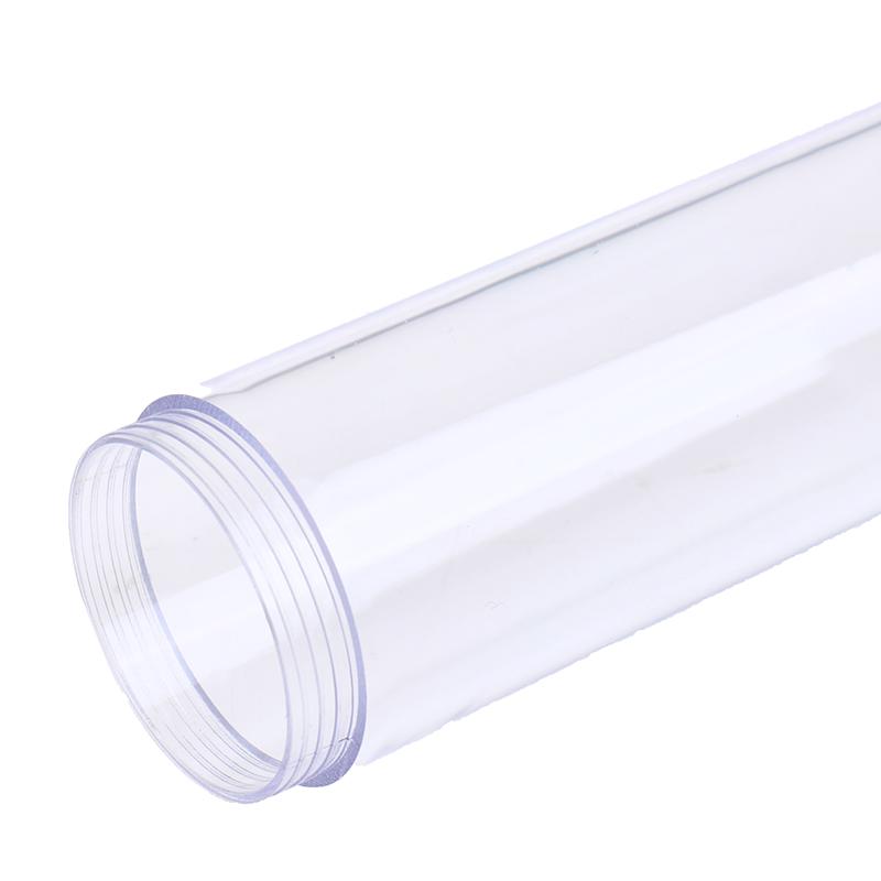 2 ks 25 mm okrúhle priehľadné plastové trubičky na mince (pasujú na Quarter Dollar) skrutkovacie dom
