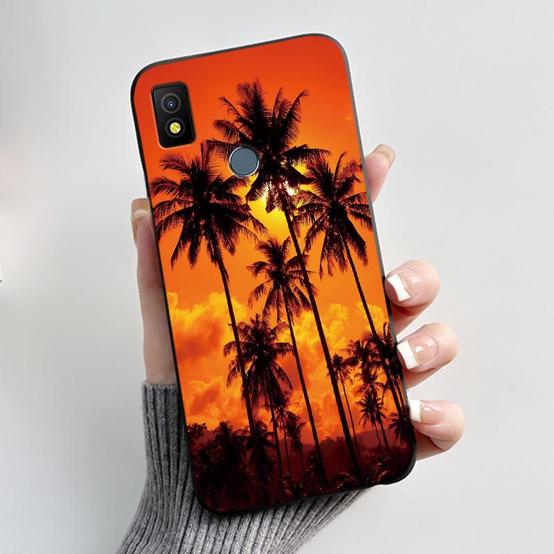 For Cricket Icon 4 Case Luxury Cute Love Rabbit Funny Black TPU Soft Silicone Protective Phone Case for Cricket Icon4 Back Cover