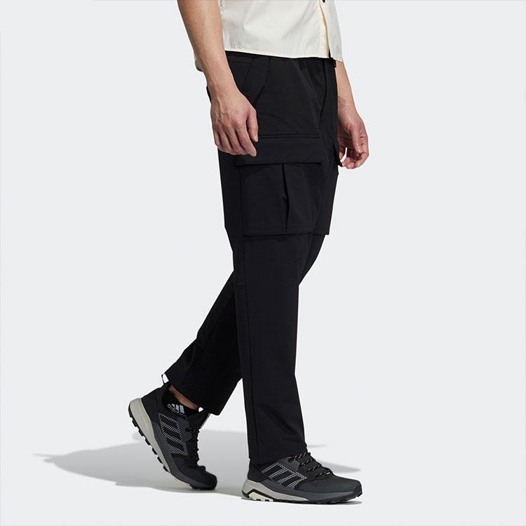 adidas Knitted Sweatpants Men's Black Moderate Cargo Pants H13794