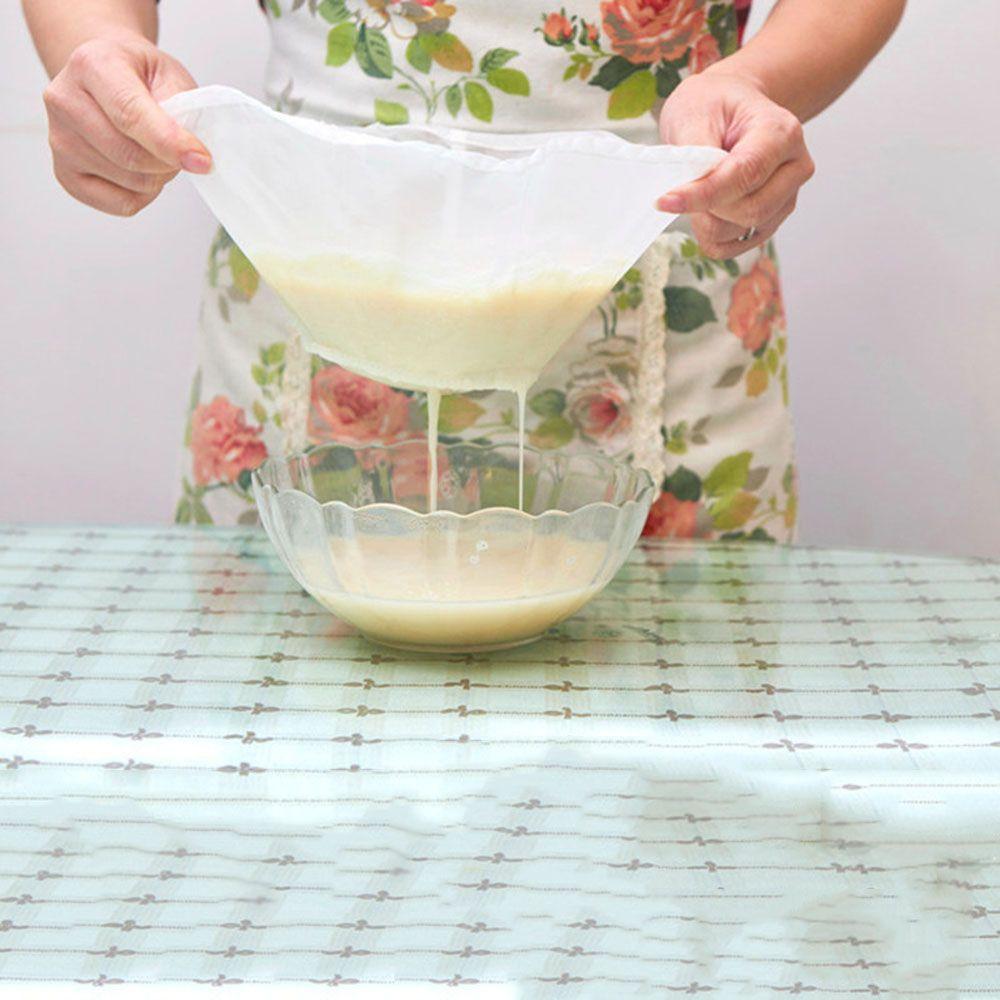 Fine Mesh Wine Strainer Food Colander Bowl Shape Nylon Filter Bag Coffee Filter Nut Milk Bag