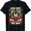 Oaie Neagră De La Naștere Berbec de Munte Bighorn din Deșert Berbec Animal Tricou