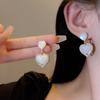 Sweet Love Diamond Design Earrings Women's Fashion Personality Versatile Temperament Niche Earrings Ear Jewelry