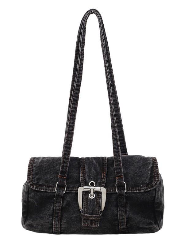 Vintage Denim Bag For Women Small Size With Durable Stitching And Inner Phone Pocket