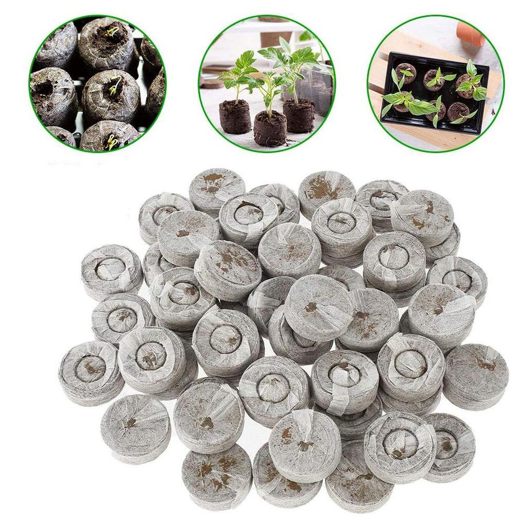 Peat Pellets Coir Soil, Seedling , Non-woven Compressed Nutrient Cubes