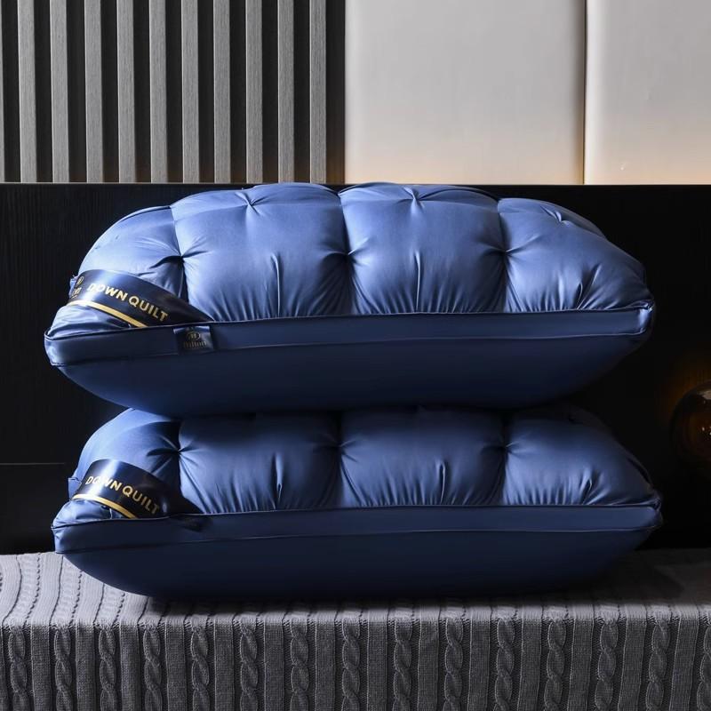 Luxury 5-Star Hotel Quality Pillow, 48*74 Inches - Deep Sleep Neck Support, Non-Collapse High Pillow Core for All Seasons