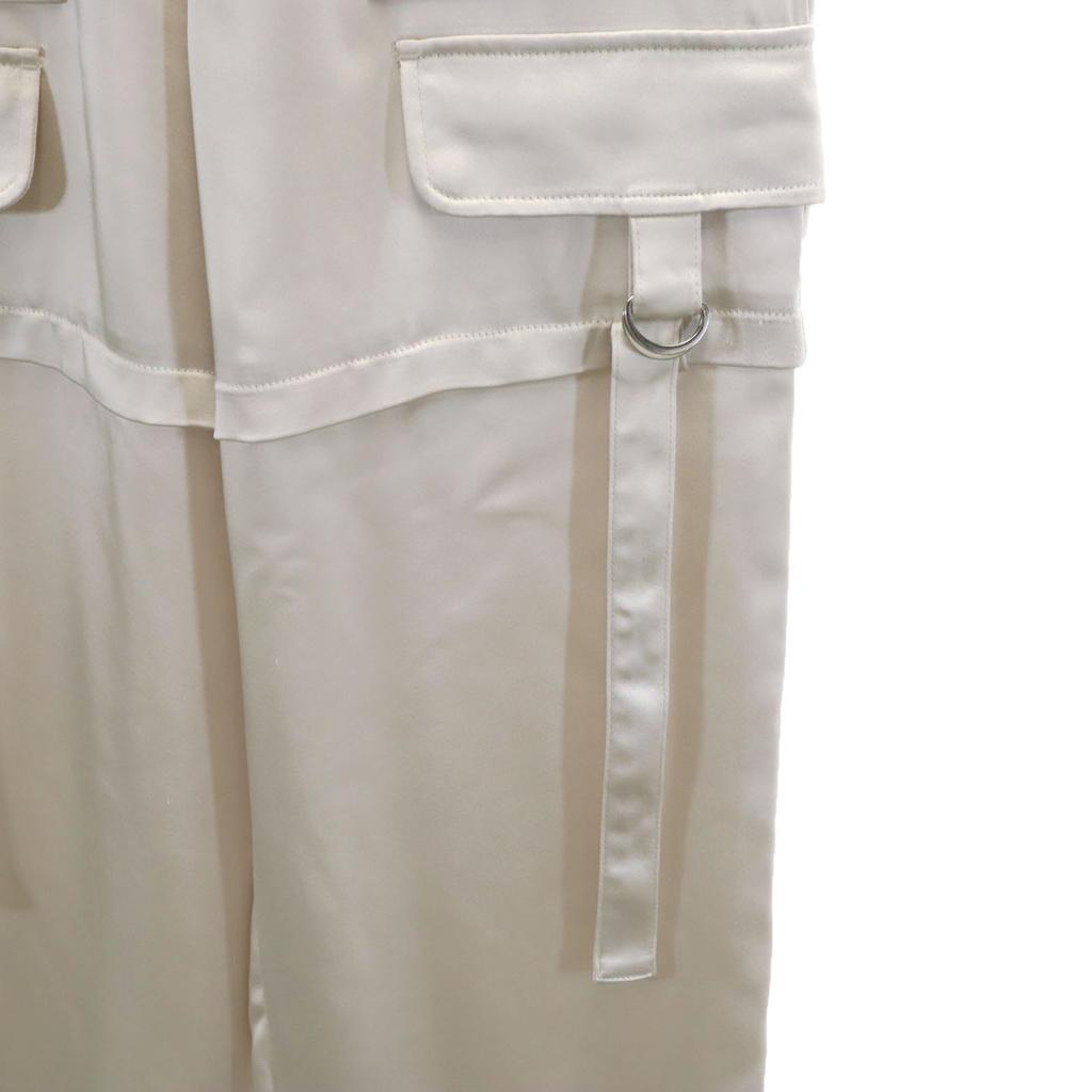 Pantaloni cargo Lily Brown Avorio Donna Usati