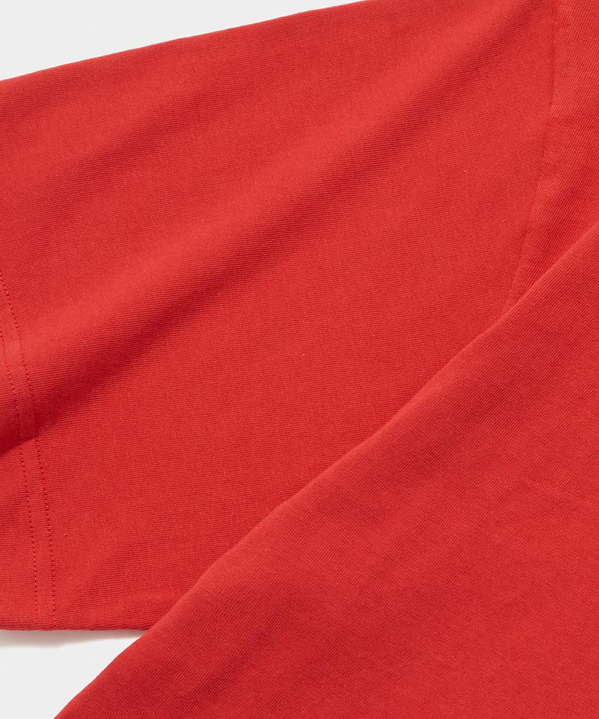 COLUMBIA UNIVERSITY Ny Street Tail Logo S/S T-Shirts Red