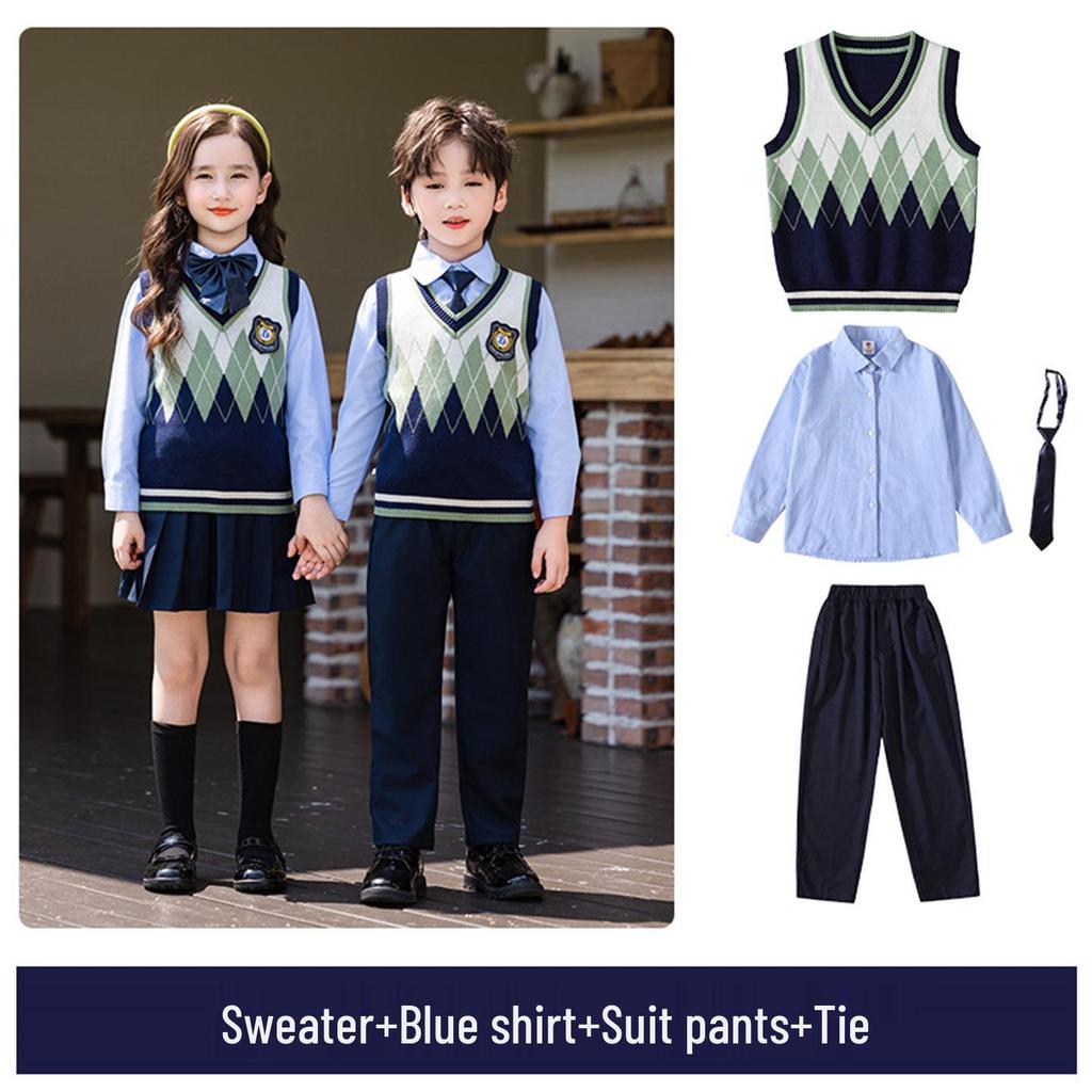 Kindergarten and Primary School Choir Autumn/Winter Cardigan Performance Costume
