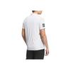 adidas Tennis 3-Stripes Logo Printed Quick-Dry Striped Fitness Polo Shirt Men Polo Shirts White Black KA8332