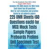 225 OMR Sheets (60 Questions Each) for MCQ Mock Tests Sample Papers Preboards Prelims Unit Specimen Test : Selfpractice MCQs for All Subjects Workshe